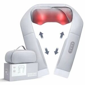 NAIPO OCUDDLE™ SHOULDER MASSAGER WITH ADJUSTABLE HEAT AND STRAPS NEW